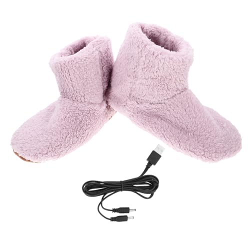 OSOLADY 1 Paar Elektrische Warme Schuhe Beinheizung Trockner Beheizte Hausschuhe Für Spender Damen Hausschuhe USB Hausschuhe Elektrische Warme Stiefel Damen Peeling Fußmaske von OSOLADY