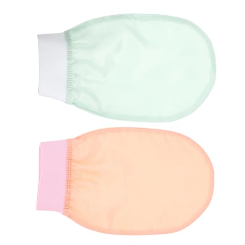 OSOLADY Badehandschuhe Peeling-Handschuhe Spa-Handschuhe Herren Seide Peeling-Tool Körperwäscher für Hotel und Zuhause OSOLADY Badehandschuhe Peeling-Handschuhe Spa-Handschuhe Herren Seide Peeling-Tool Körperwäscher für Hotel und Zuhause von OSOLADY