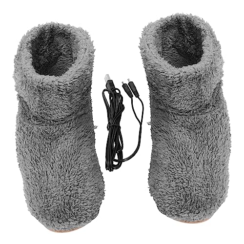 OSOLADY 1 Paar Warme Schuhe Warme Socken Für Herren Warme Schuhe Für Warme Hausschuhe Beim Loslassen Der Füße Warme Socken Für Hausschuhe Für Herren Gemütliche Hausschuhe Grauer von OSOLADY