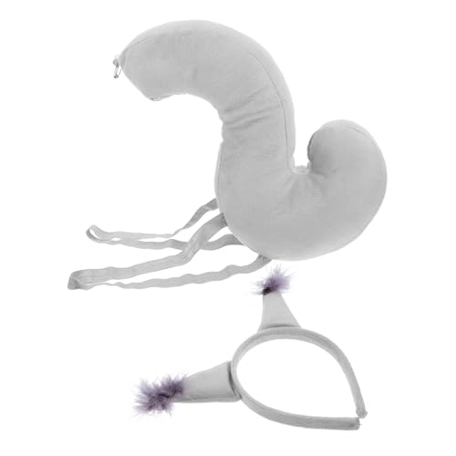 OSOLADY Squirrel Ohr Stirnband Mit Set Für Cosplay Und Festivals Und Bequem Für Kostümpartys Und Feiertagsfeiern Fell von OSOLADY