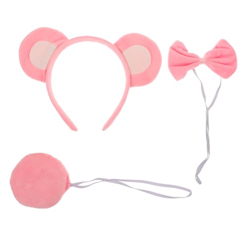 OSOLADY Niedliches Bären-stirnband Mit Weichem Und Ohren Kopfbedeckung Für Erwachsene Jungen Und Mädchen Tierkostüm von OSOLADY