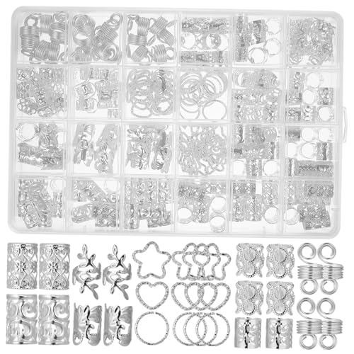 OSOLADY Flechten Haarschmuck Elegante Haarperlen Und Ringe Für Zöpfe Langlebige Metallmaterialien Vielseitig Für Hochzeiten Partys Und Mehr von OSOLADY