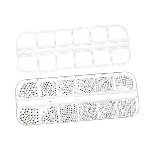 OSOLADY 1 Schachtel Nail Art Ornament Finger Nagelstahl Perle Mädchen Nagelperlen Verzierungen OSOLADY 1 Schachtel Nail Art Ornament Finger Nagelstahl Perle Mädchen Nagelperlen Verzierungen von OSOLADY