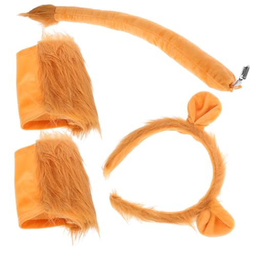 OSOLADY 1 Set Halloween Tier Stirnbänder Ochsen Set Kopfdekoration Kinderlöwenkostüm Wolfsschwanz Löwenkostüm Requisite Löwenkostüm Schwanzgeweih Requisiten Kostüme Stier Das OSOLADY 1 Set Halloween Tier Stirnbänder Ochsen Set Kopfdekoration Kinderlöwenkostüm Wolfsschwanz Löwenkostüm Requisite Löwenkostüm Schwanzgeweih Requisiten Kostüme Stier Das von OSOLADY