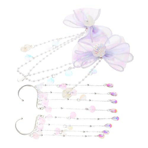 OSOLADY Meerjungfrau-mädchen-prinzessinnen-set Haar-accessoires Künstlicher Kettenschmuck für Jungen und Mädchen OSOLADY Meerjungfrau-mädchen-prinzessinnen-set Haar-accessoires Künstlicher Kettenschmuck für Jungen und Mädchen von OSOLADY