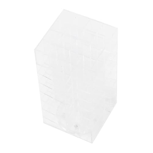 OSOLADY Lippenstifthalter Transparent Drehbar Lippenstift-organizer Für Schreibtisch Schminktisch Lippenstiftständer Lippenstift-haltewerkzeug von OSOLADY