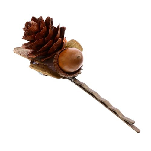 OSOLADY 1 Stück Ananashaarklammern Vintage Haarspange für Mädchen Vintage Haarnadel handgefertigte Haarnadel Simulation Haarklemme herbst haarspange Simulierte Beeren von OSOLADY