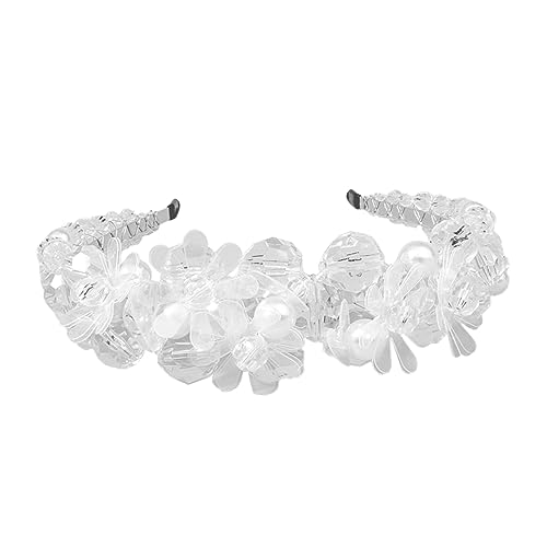 OSOLADY 1 Stück Beaded Haarreifen für Haarschmuck für Hochzeiten Partys und Festivals Verstellbares Modisches Alloy Haarband Unvergessliches Accessoire für Bräute und Mädchen von OSOLADY