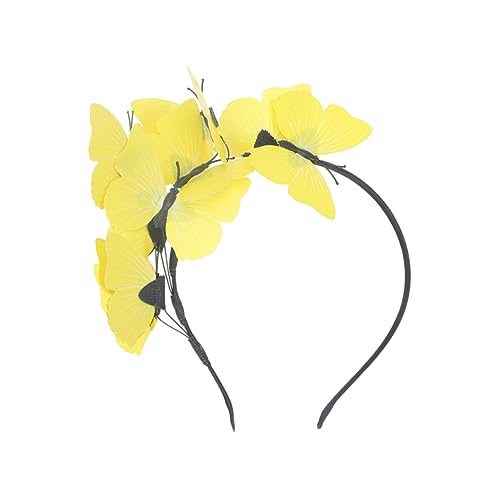 OSOLADY 1 Stück Blumenkranz Haarreifen für Haarschmuck Accessoire im Festlichen Stil für Hochzeiten Partys und Besondere Anlässe Gelb OSOLADY 1 Stück Blumenkranz Haarreifen für Haarschmuck Accessoire im Festlichen Stil für Hochzeiten Partys und Besondere Anlässe Gelb von OSOLADY