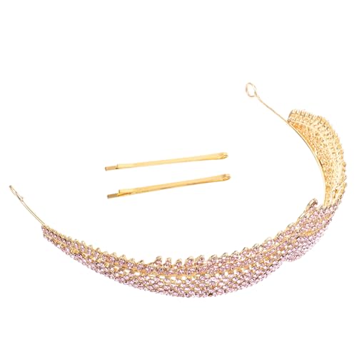 OSOLADY 1 Stück Brautkrone Retro Stil Haarschmuck für Hochzeiten und Geburtstagsfeiern Bequemes Stirnband für Damen Funkelnde Hochzeitstiaras aus Legierung für Besondere Anlässe OSOLADY 1 Stück Brautkrone Retro Stil Haarschmuck für Hochzeiten und Geburtstagsfeiern Bequemes Stirnband für Damen Funkelnde Hochzeitstiaras aus Legierung für Besondere Anlässe von OSOLADY