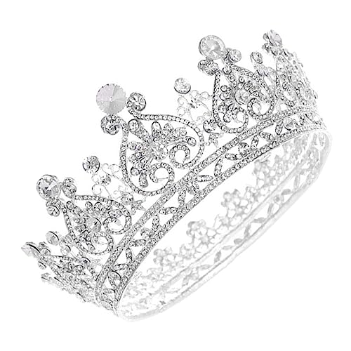 OSOLADY 1 Stück Brautkrone mit Funkelnden Kristallen Retro Hochzeitskrone für Partys Festivals und Besondere Anlässe Eleganter Haarschmuck für Damen OSOLADY 1 Stück Brautkrone mit Funkelnden Kristallen Retro Hochzeitskrone für Partys Festivals und Besondere Anlässe Eleganter Haarschmuck für Damen von OSOLADY