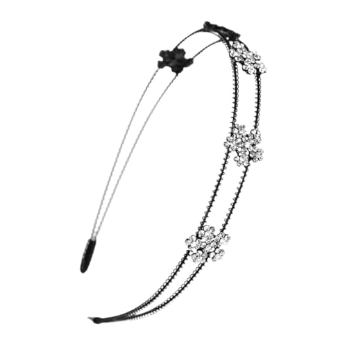 OSOLADY 1 Stück Damen Double Layer Haarschmuck mit Rhinestone Blumen Eleganter Metall Haarreif für Partys und Besondere Anlässe Robustes Design Perfektes Accessoire für Look OSOLADY 1 Stück Damen Double Layer Haarschmuck mit Rhinestone Blumen Eleganter Metall Haarreif für Partys und Besondere Anlässe Robustes Design Perfektes Accessoire für Look von OSOLADY
