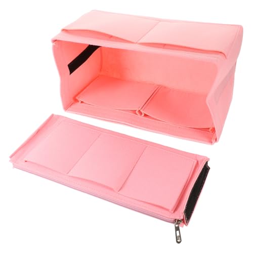 OSOLADY 1stück Filz Kosmetiktasche Multifunktionale Make-up Organizer Tasche Für Reisen Alltag Abnehmbar Für Kosmetik Schreibwaren von OSOLADY