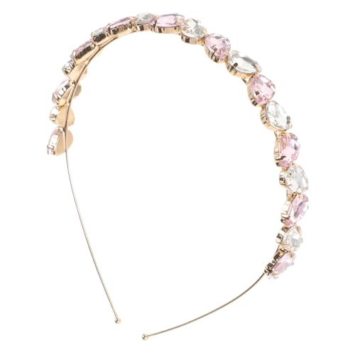 OSOLADY 1 Stück Haarschmuck Haarband mit Glasstein Rhinestones Rosa Stilvolles Accessoire für Besondere Anlässe OSOLADY 1 Stück Haarschmuck Haarband mit Glasstein Rhinestones Rosa Stilvolles Accessoire für Besondere Anlässe von OSOLADY