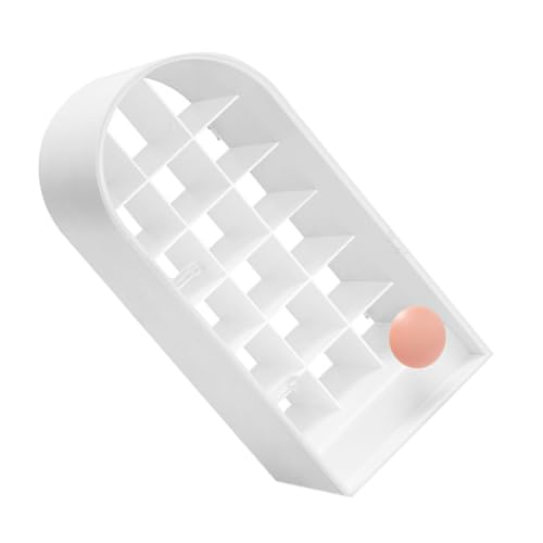 OSOLADY 1stück Lippenstift Organizer Für Stifte Weißer Make-up Aufbewahrungsbox Mit Staubschutz Desktop Lippenstift Für Ordentliches Schlafzimmer Kosmetik Organizer Für Lippenstifte von OSOLADY
