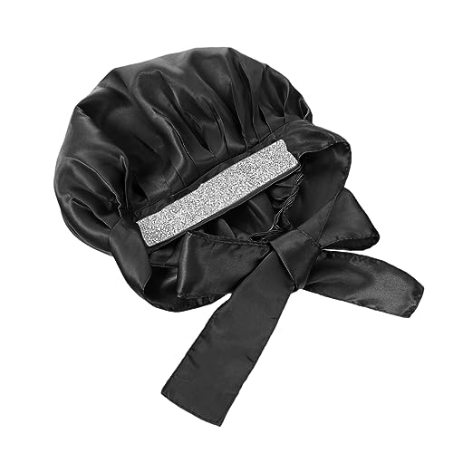 OSOLADY 1 Stück Pailletten Doppel Duschhaube Für Damen Schlafmütze Aus Satin Schlafhaube Duschhaube Süße Duschhaube Doppellagige Duschhaube Satin Material Polyesterfaser Schwarz OSOLADY 1 Stück Pailletten Doppel Duschhaube Für Damen Schlafmütze Aus Satin Schlafhaube Duschhaube Süße Duschhaube Doppellagige Duschhaube Satin Material Polyesterfaser Schwarz von OSOLADY