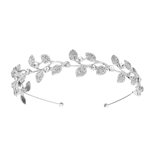 OSOLADY 1 Stück Rhinestone Haarband Eleganter Haarschmuck für Hochzeiten und Partys Funkelnde Blattform Glänzendes Design für Besondere Anlässe Perfektes Accessoire für Bräute und von OSOLADY