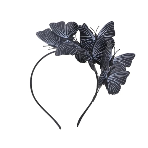 OSOLADY 1 Stück Simuliertes Haarband für Haarschmuck Design Festliches Accessoire für Bräute Hochzeiten und Besondere Anlässe Schwarz von OSOLADY