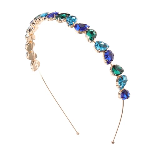 OSOLADY 1 Stück Stylisches Haarband mit Glassteinchen Eleganter Haarschmuck Blau Grün für Damen für Besondere Anlässe Langlebig OSOLADY 1 Stück Stylisches Haarband mit Glassteinchen Eleganter Haarschmuck Blau Grün für Damen für Besondere Anlässe Langlebig von OSOLADY