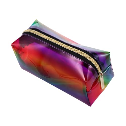 OSOLADY 1 Stück Transparentes Makeup Bag für Damen wasserdichte Kosmetiktasche für Reisen Strand und Badezimmer und Stilvolle Aufbewahrung für Make Up und Toilettenartikel Multifunktionale von OSOLADY