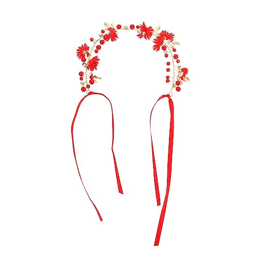 OSOLADY 1 Stück Vintage Perlenblumen Haarband für Braut Stirnband Hochzeitskopfschmuck Zartes Accessoire für Besondere Anlässe OSOLADY 1 Stück Vintage Perlenblumen Haarband für Braut Stirnband Hochzeitskopfschmuck Zartes Accessoire für Besondere Anlässe von OSOLADY