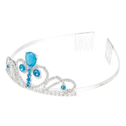 OSOLADY 1 Stück Wasserfall Krone Haarband für Glitzernde Geburtstagskrone und Party Haarschmuck für Fotografie und Feiern Leicht und Kleine Prinzessinnen von OSOLADY