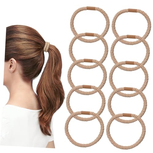 OSOLADY Unverzichtbares Set mit 10 Elastischen Haargummis Keine Schäden Pferdeschwanzhalter für Frauen und Mädchen Weiche Dehnbare Haarbänder für Dickes Haar OSOLADY Unverzichtbares Set mit 10 Elastischen Haargummis Keine Schäden Pferdeschwanzhalter für Frauen und Mädchen Weiche Dehnbare Haarbänder für Dickes Haar von OSOLADY