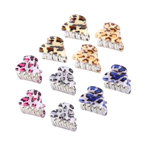 OSOLADY 10 Stück Teiliges Leopard Haarclips aus Acryl Mini Krallen Haarspangen für Damen und Mädchen Rutschfest und Elegant für Partys Hochzeiten und Besondere Anlässe OSOLADY 10 Stück Teiliges Leopard Haarclips aus Acryl Mini Krallen Haarspangen für Damen und Mädchen Rutschfest und Elegant für Partys Hochzeiten und Besondere Anlässe von OSOLADY