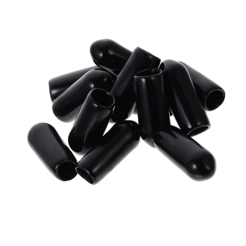 OSOLADY 100 Stück Teiliges Gummi endkappen für Haarreifen Innendurchmesser Sichere Schützende Abschlusskappen für DIY Haarreif Zubehör und Bastelbedarf von OSOLADY