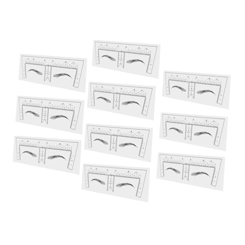 OSOLADY 100stücke Augenbrauen Schablonen Für Frauen Augenbrauen Design Lineal Und Messwerkzeug Für Symmetrisches Augen-make-up OSOLADY 100stücke Augenbrauen Schablonen Für Frauen Augenbrauen Design Lineal Und Messwerkzeug Für Symmetrisches Augen-make-up von OSOLADY