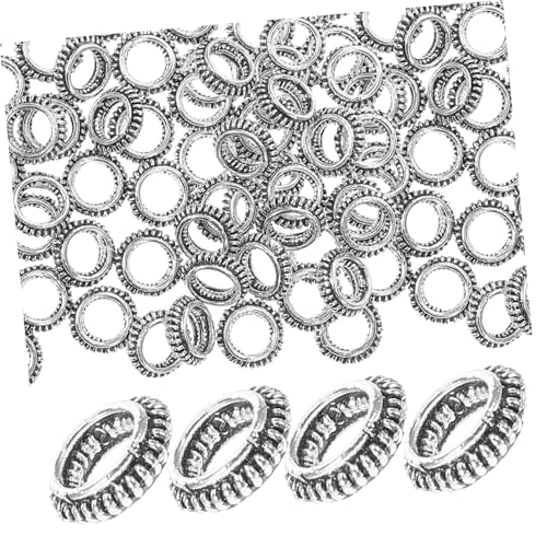OSOLADY 100stücke Dreadlock Haarperlen Große Zopf Ringe Verstellbare Haarschmuck Zubehör Für Frauen Diy Haar Dekoration Für Zöpfe Schwarz OSOLADY 100stücke Dreadlock Haarperlen Große Zopf Ringe Verstellbare Haarschmuck Zubehör Für Frauen Diy Haar Dekoration Für Zöpfe Schwarz von OSOLADY