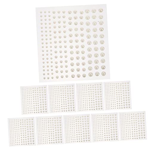 OSOLADY 10Blätter Selbstklebende Perlen Aufkleber Für Make Up Edelsteine DIY Dekoration Perlen Sticker Für Gesicht Und Körper Hochwertige Perlen Stickers OSOLADY 10Blätter Selbstklebende Perlen Aufkleber Für Make Up Edelsteine DIY Dekoration Perlen Sticker Für Gesicht Und Körper Hochwertige Perlen Stickers von OSOLADY