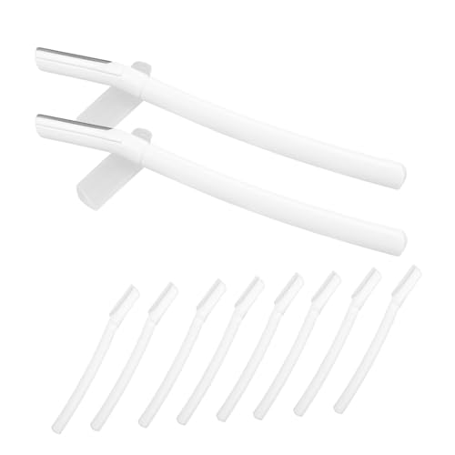 OSOLADY Tragbares Augenbrauen-Trimmer-Set 10-teiliges Augenbrauen-Rasierset zur Verwendung eines Gesichtshaarrasierers für Frauen für eine saubere und gepflegte Form von OSOLADY
