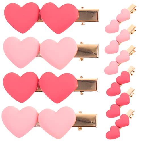 OSOLADY Haarspangen Aus Harz Mit Herzmotiv Für Damen Stilvolle Dekorative Haar-accessoires von OSOLADY