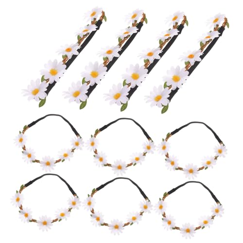 OSOLADY 10Stücke Daisy Blumen Stirnband Verstellbare Blumengirlanden für Hochzeiten Feste Geburtstagsfeiern und Mehr Simulierte Sonnenblumenhaarschmuck für Damen OSOLADY 10Stücke Daisy Blumen Stirnband Verstellbare Blumengirlanden für Hochzeiten Feste Geburtstagsfeiern und Mehr Simulierte Sonnenblumenhaarschmuck für Damen von OSOLADY