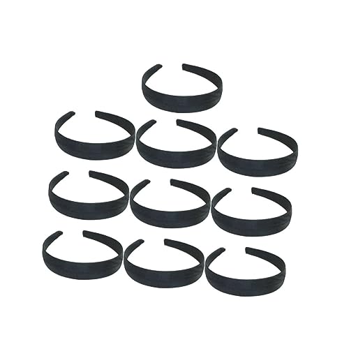 OSOLADY 10Stücke Minimalistische Haarreifen DIY Stirnband Material Breiter Haarschmuck für Damen Verarbeitung für Mode Accessoires und von OSOLADY