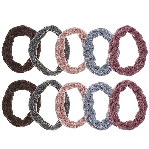 OSOLADY 10stücke Elastisches Haargummi Sport-haargummi Damen-haarring Pferdeschwanzhalter Haarseil Stretch-haarring Für Frauen Und Mädchen Leicht Zu Tragen Vielseitig Kombinierbar Für von OSOLADY