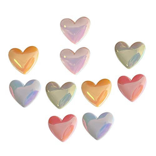 OSOLADY Herz Haarspange 10 Stücke Süße Haarnadeln für Mädchen Liebe Herz Haarklammern Rutschfeste Haar Accessoires für Dickes und Glattes Haar Bezaubernde Haarclips von OSOLADY