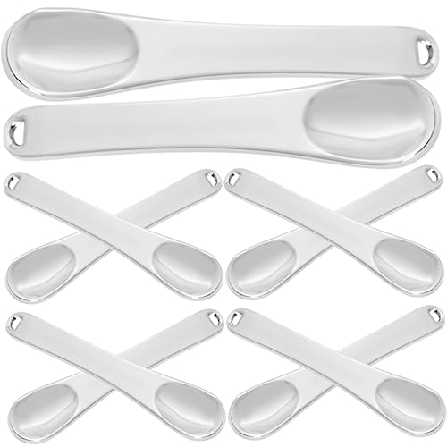 OSOLADY 10Stücke Teiliges Kosmetische Gesichtscreme Löffel aus Wiederverwendbare Spatel für Augencremes und Kosmetik mit Glatter Oberfläche und Flexibler OSOLADY 10Stücke Teiliges Kosmetische Gesichtscreme Löffel aus Wiederverwendbare Spatel für Augencremes und Kosmetik mit Glatter Oberfläche und Flexibler von OSOLADY