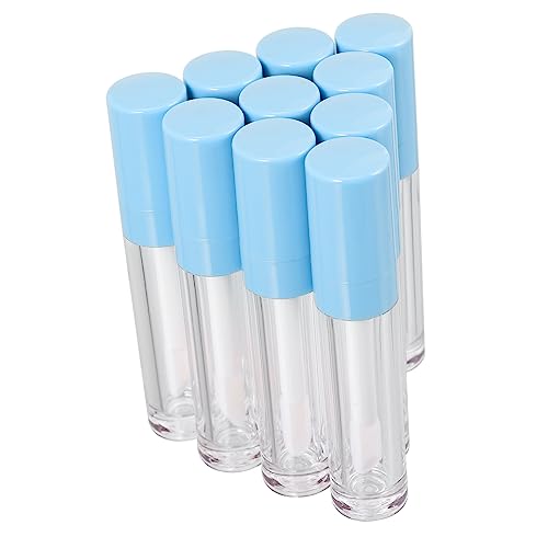 OSOLADY 10stücke Lip Gloss Rohre Leere Kosmetikbehälter Für Lippenstift Parfüm Und Flüssigrouge Praktische Tragbare Fläschchen Mit Pinsel Für Einfache Anwendung Und Nachfüllbarkeit von OSOLADY