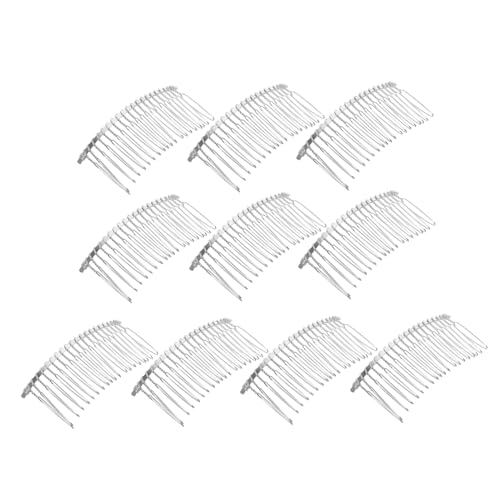 OSOLADY 10stücke Teiliges Metall-haarkämme Für Hochzeitsaccessoires Eingesteckte Haarreifen Für Frauen Und Mädchen Elegantes Haarschmuck Für Jeden Anlass Weiß von OSOLADY