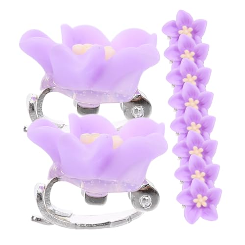 OSOLADY 10stücke Mini Haarklammern Für Mädchen Teiliges Lilien Design Kinderfreundlich Für Tägliche Nutzung Partys Und Fotoshootings Zum Dekorieren Von Zöpfen Und Pferdeschwänzen von OSOLADY