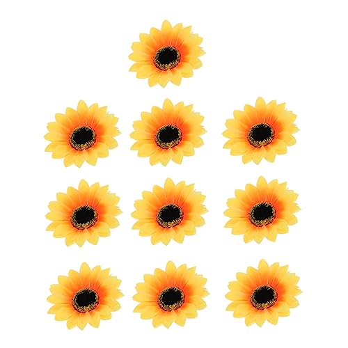 OSOLADY 10stücke Sonnenblumen Haarnadeln Aus Legierung Und Blumen Haarnadeln Für Mädchen Haar Zubehör Für Hochzeiten Partys Und Alltag von OSOLADY