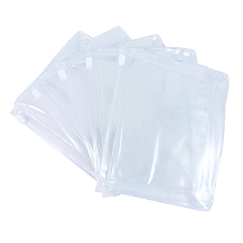 OSOLADY 10stücke Transparente Kulturtasche Mit Reißverschluss Tragbare Kosmetiktasche Für Reisen Und Urlaub Make-up Organizer Für Damen Geeignet Für Fitnessstudio Camping Und von OSOLADY