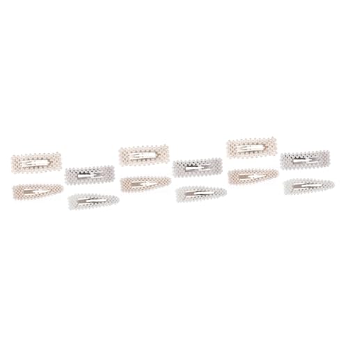 OSOLADY 12 Stück Damen Haarnadeln Mädchen Haarspangen Damen Haar Accessoires Haarschmuck Für Damen Haar Accessoires Für Haarspangen Haarspangen Haarspangen Einfache Haarnadel Weiß von OSOLADY