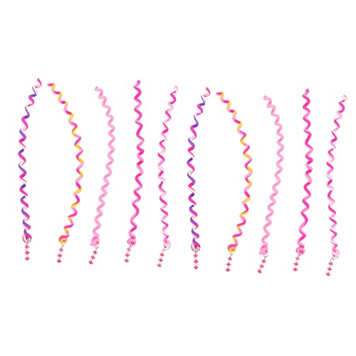 OSOLADY 12 Stück Haarflechter Haarklammern Für Frauen Spiralhaar DIY Haarbearbeitungswerkzeug Haarjuwelen Für Frauen Haarknoten Styling Haarspangen Für Haarstyling Rosa Polymer Ton von OSOLADY