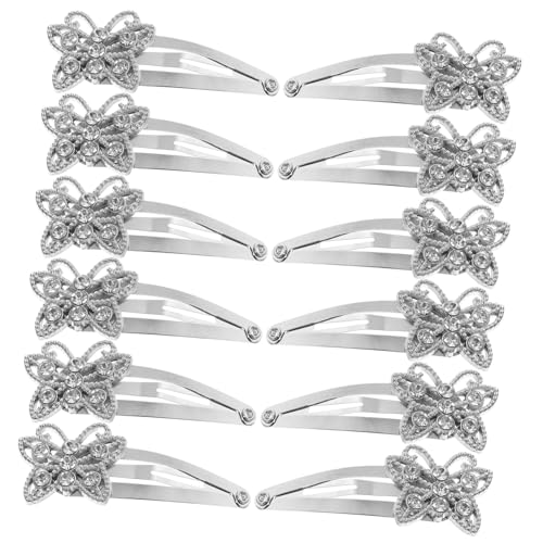 OSOLADY 12 Stück Teiliges Haarschmuck Metall Haarspangen Muster Glänzende Haarklammern für Dickes Haar Damen Haaraccessoires Alltag Party Reise von OSOLADY