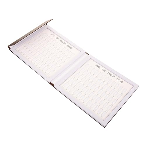 OSOLADY 120 Farbkartenanzeigebuch Gelnagellack Nagel Buch Nagellack Buch Nagelmusterbuch Farben Anzeigetafel für Nagelfarbe nagel farbe tafel Musterbuch Nagel Abs Coffee von OSOLADY