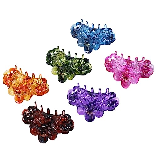 OSOLADY 12Stücke Große Haarclips für Damen Bunte Krallenhaarklammern aus Kunststoff Rutschfester Grip für Dickes und Dünnes Haar Vielseitige Haaraccessoires für Mädchen OSOLADY 12Stücke Große Haarclips für Damen Bunte Krallenhaarklammern aus Kunststoff Rutschfester Grip für Dickes und Dünnes Haar Vielseitige Haaraccessoires für Mädchen von OSOLADY