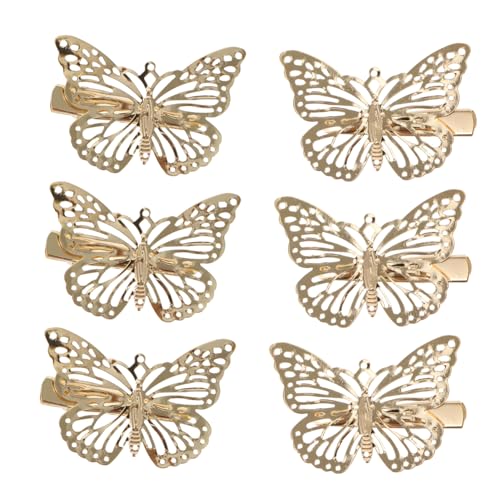 OSOLADY 12Stücke Metall Schmetterlings Haarspangen Hohle Haarklemmen für Tägliche Frisuren und Feste für Damen OSOLADY 12Stücke Metall Schmetterlings Haarspangen Hohle Haarklemmen für Tägliche Frisuren und Feste für Damen von OSOLADY